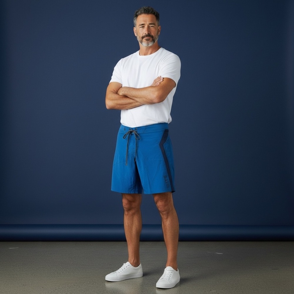 5.11 Tactical Water Shorts Blue Size 34 Swim‎ Board Shorts Men